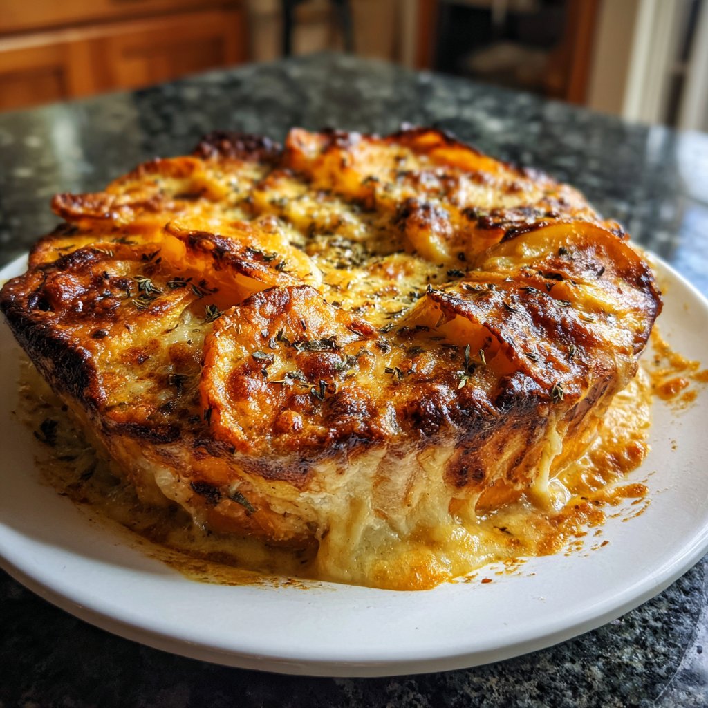 Sweet Potato Gratin for Two