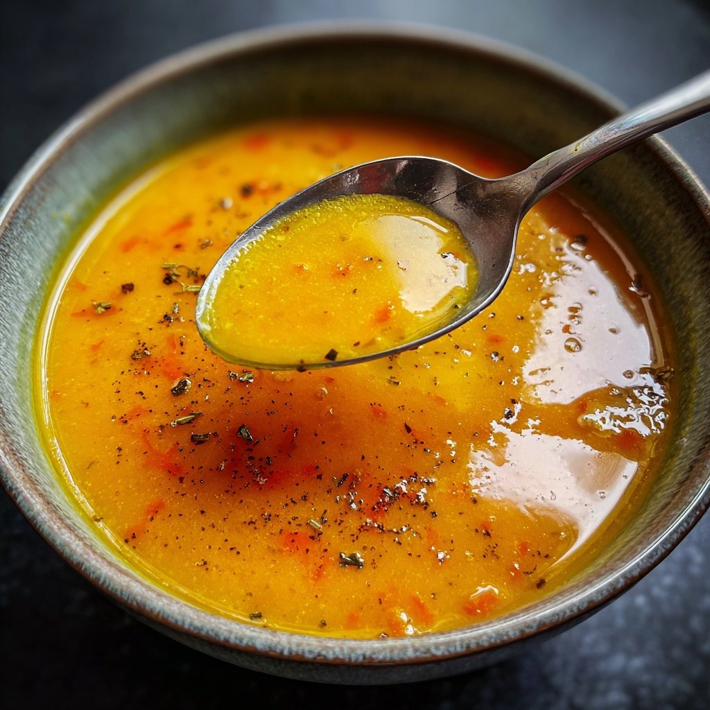 Spring Carrot And Ginger Soup