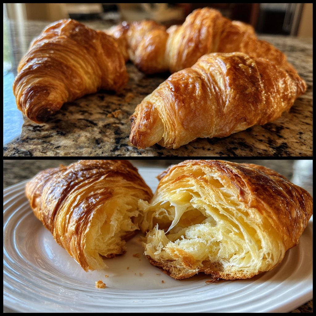 Homemade Croissants Without Mixer