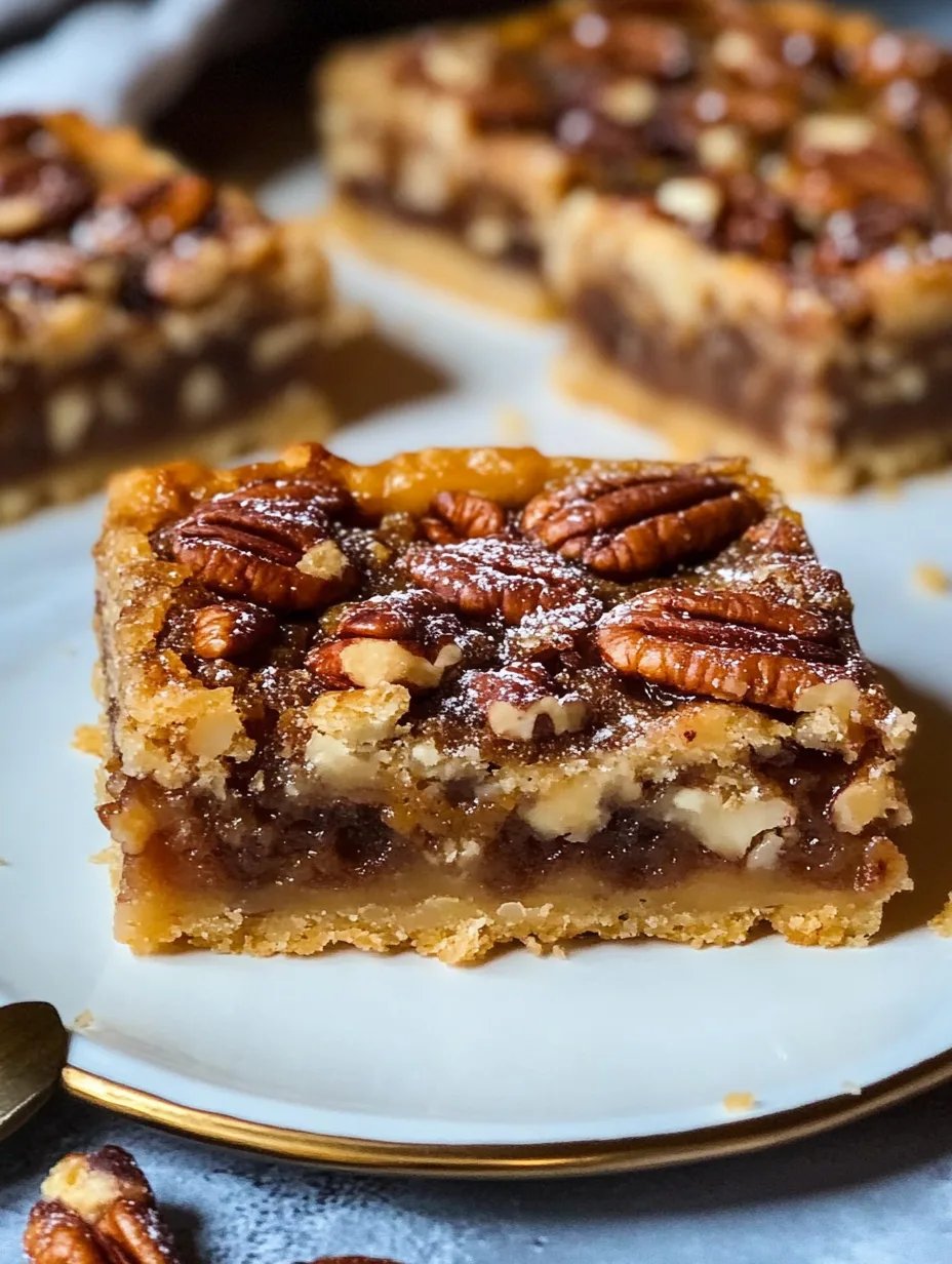 Lazy Girl Pecan Pie Bars
