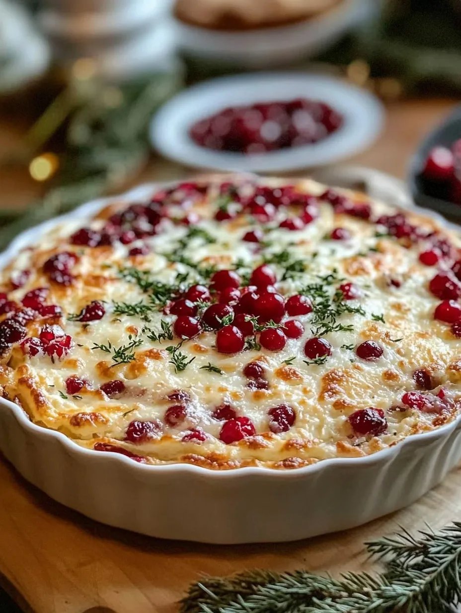 Baked Cranberry Cream Cheese Dip