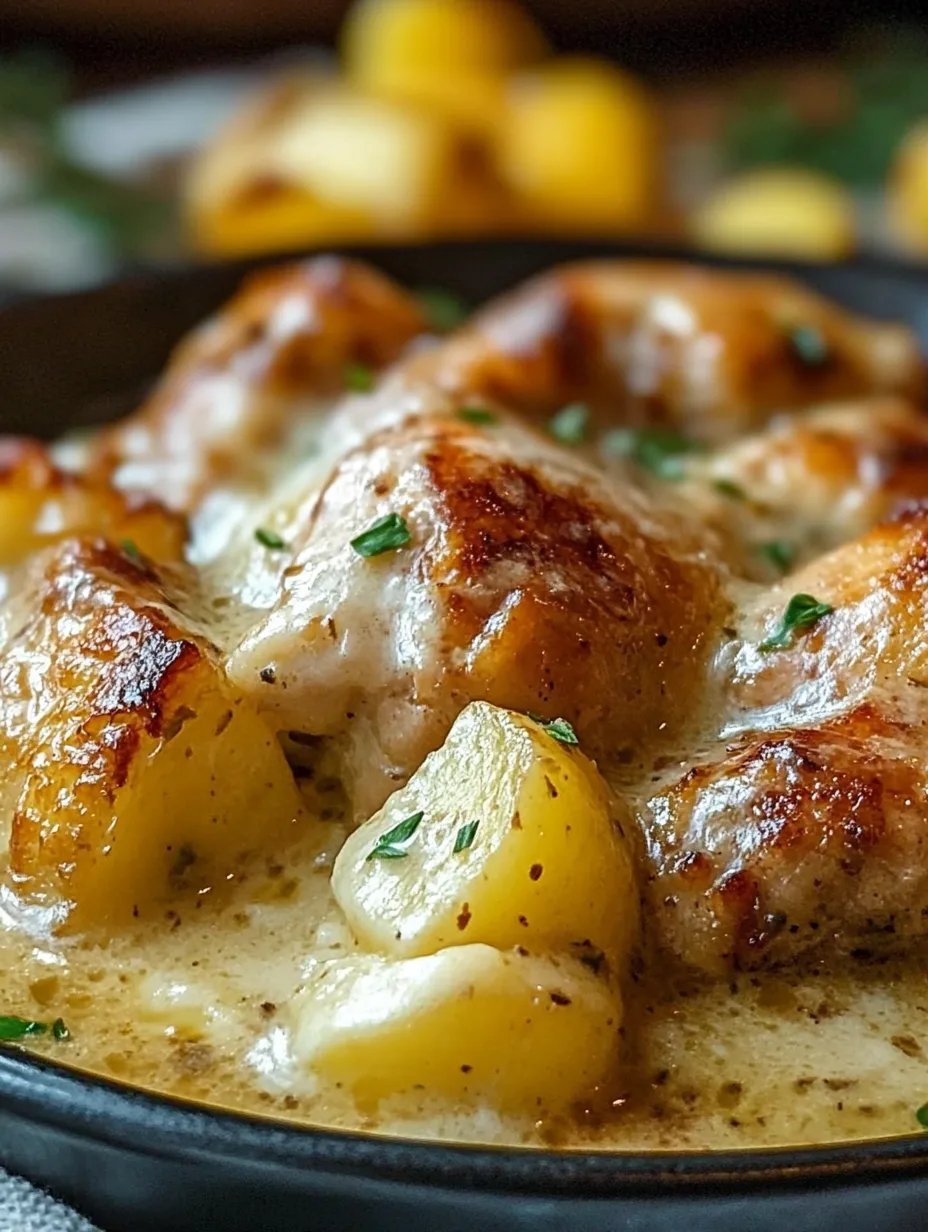 Garlic Parmesan Crockpot Chicken and Potatoes