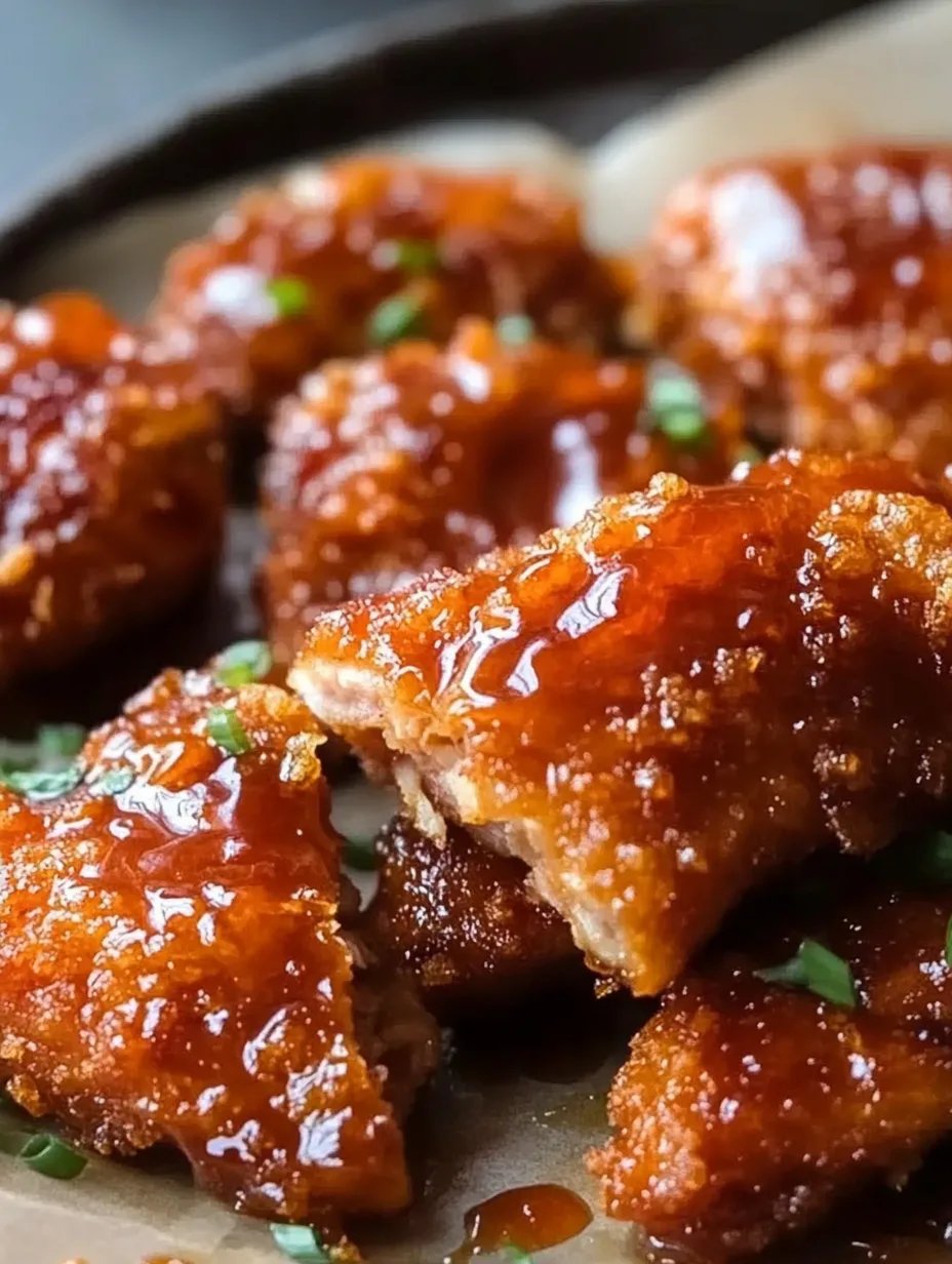 Baked Crunchy Hot Honey Chicken