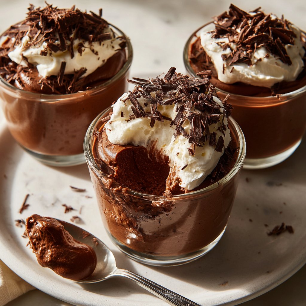 Creamy Chocolate Pudding Cups