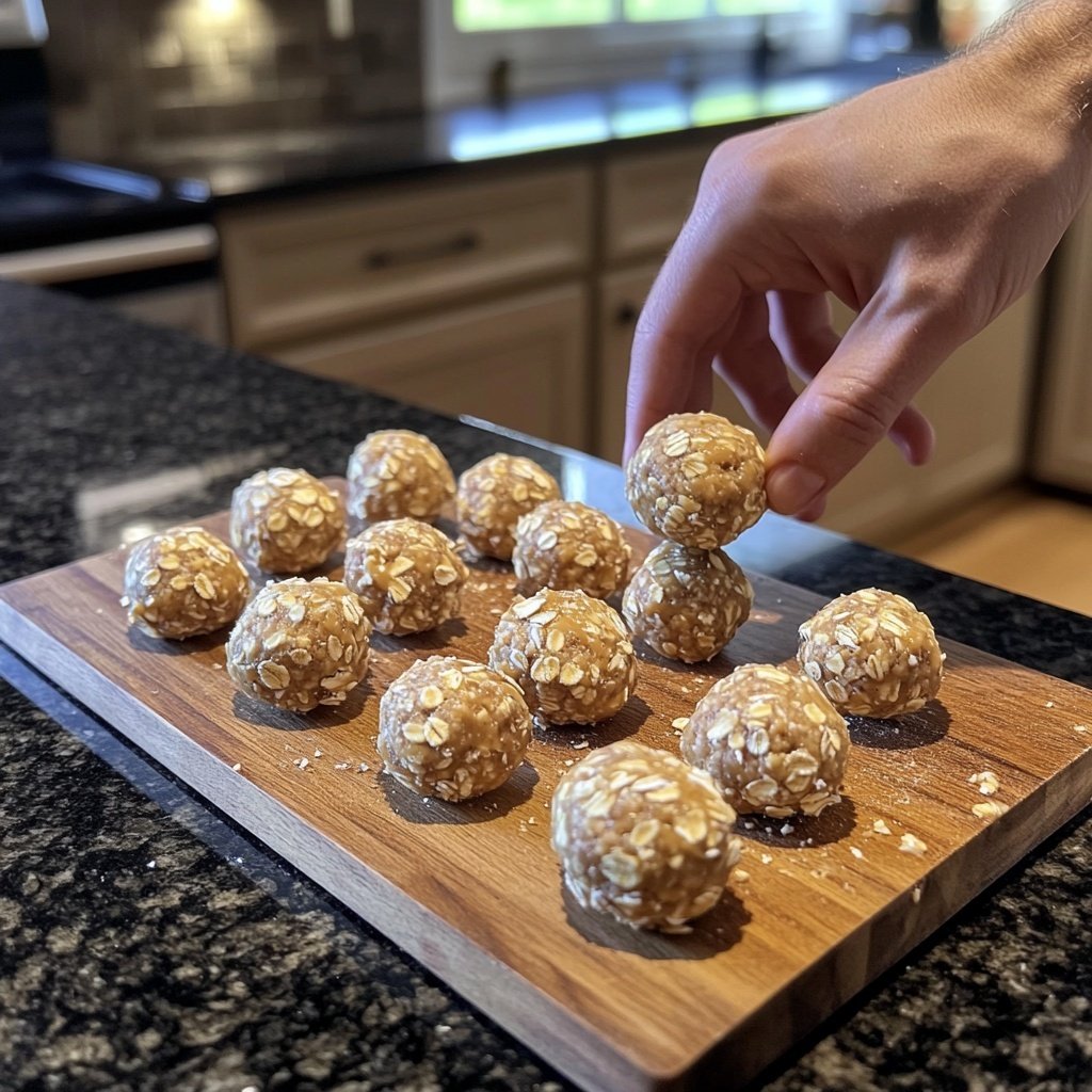Protein Balls with Peanut Butter and Oats