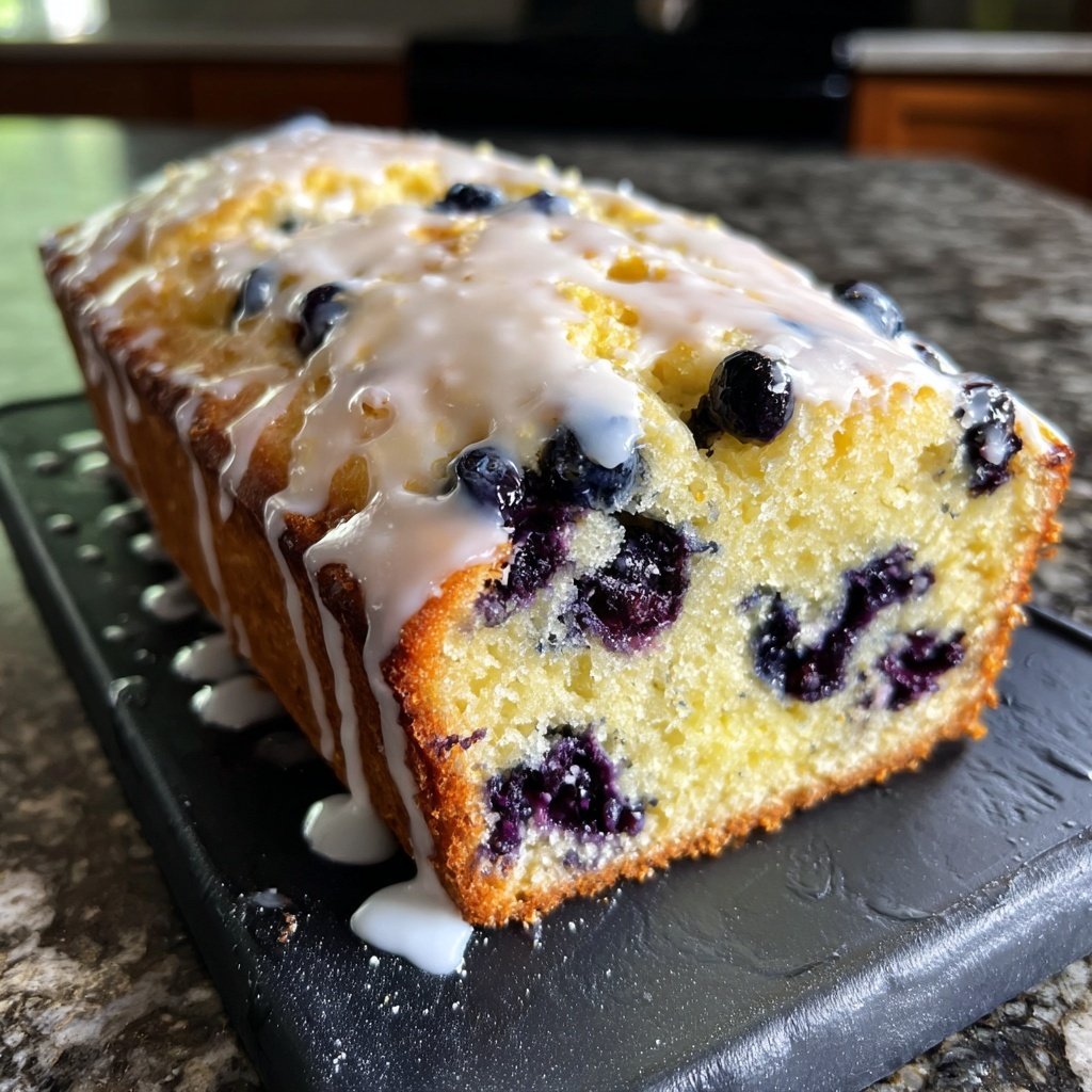 Baking & Desserts Lemon Blueberry Loaf Cake
