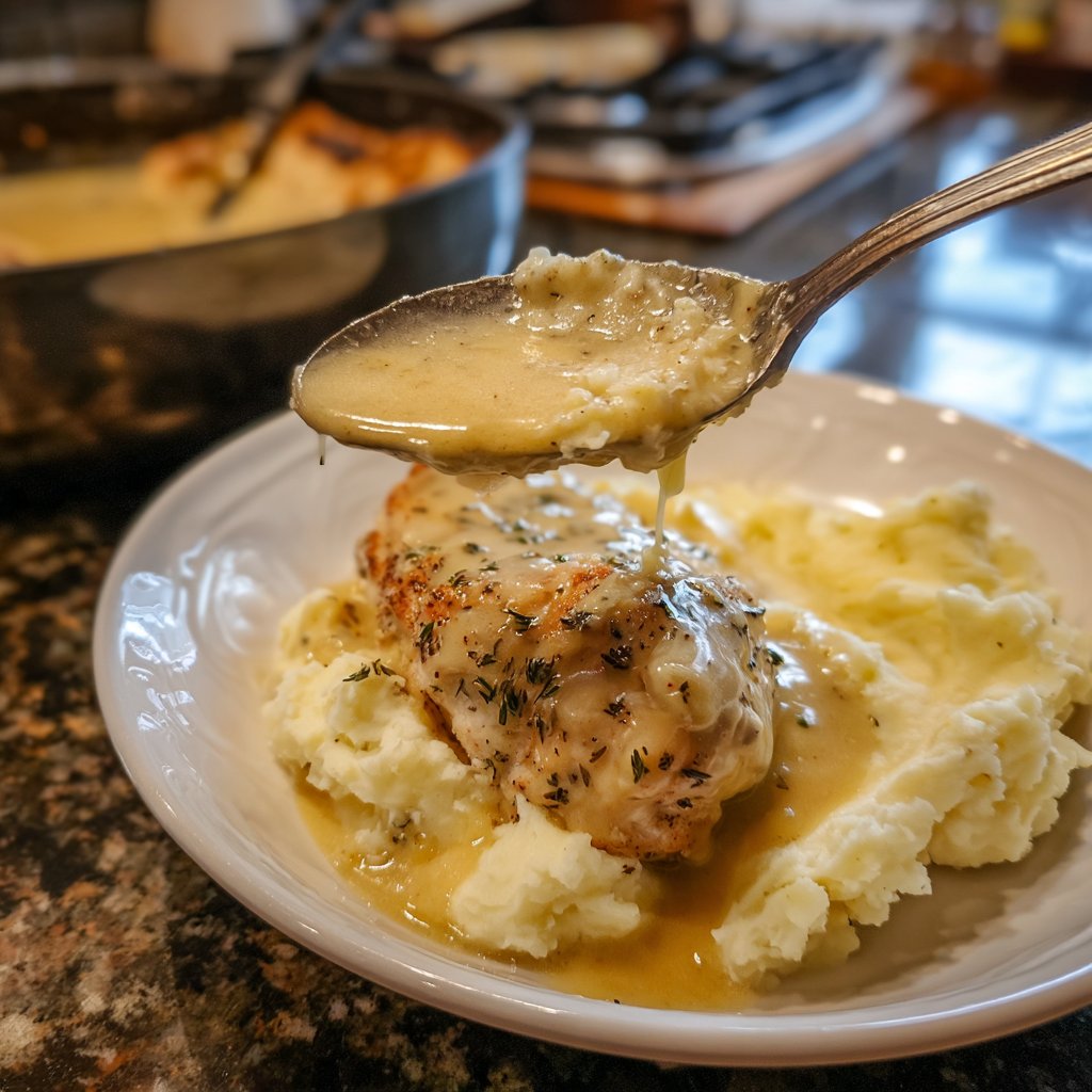 Comfort Food Chicken And Mashed Potatoes