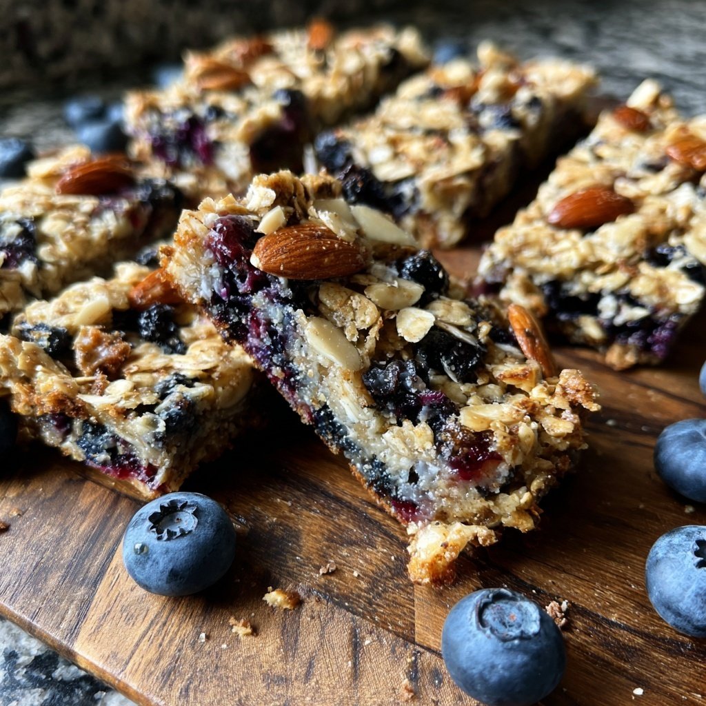 Blueberry Almond Breakfast Bars