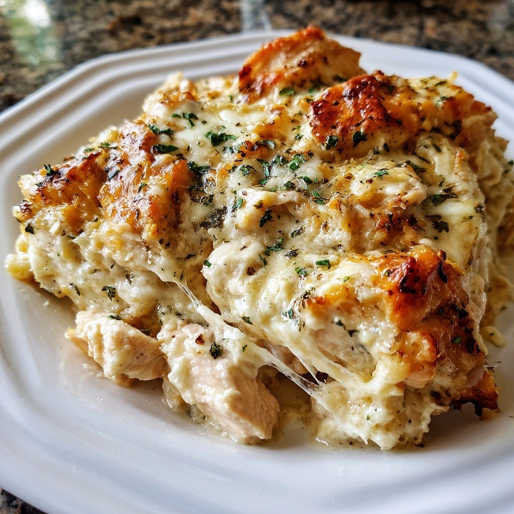 Creamy Low Carb Chicken Casserole