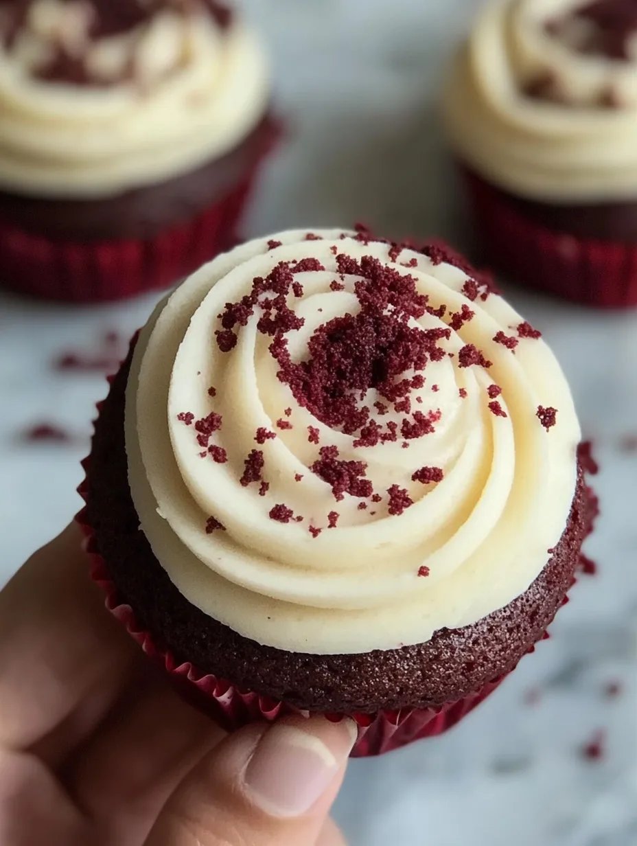 Crumbl Copy Cat Red Velvet Cupcake Cookies