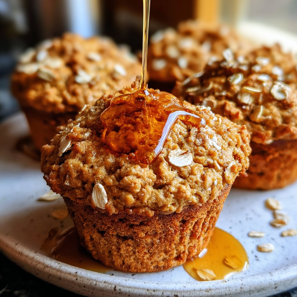 Healthy Muffins With Oats And Honey